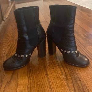 Chanel Black Booties